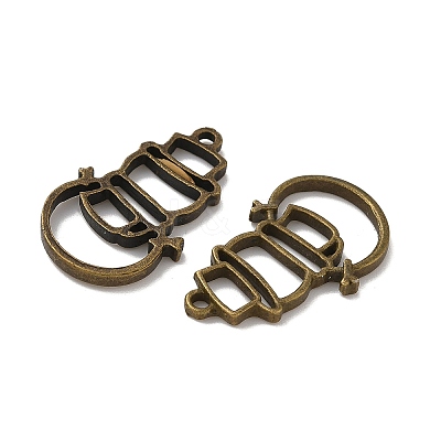 Alloy Open Back Bezel Pendants LS-PALLOY-R098-47AB-1