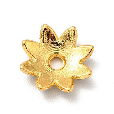 Multi-Petal Alloy Enamel Bead Caps FIND-G029-02G-1