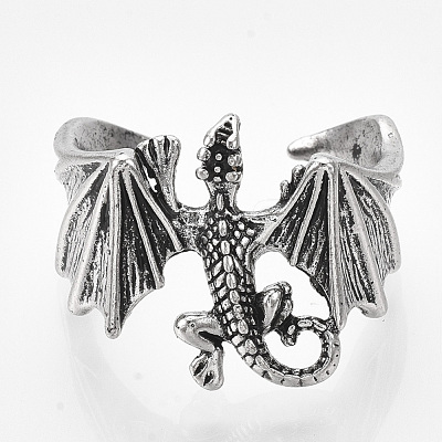 Alloy Cuff Finger Rings X-RJEW-T008-03-1