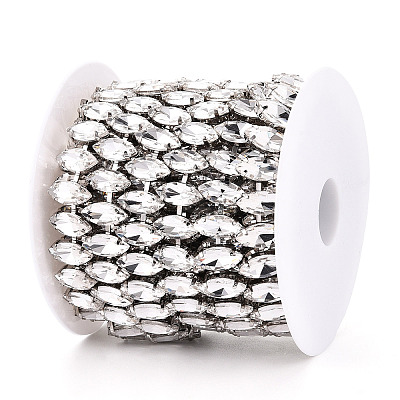 Iron Rhinestone Cup Chains CH-T006-08A-1