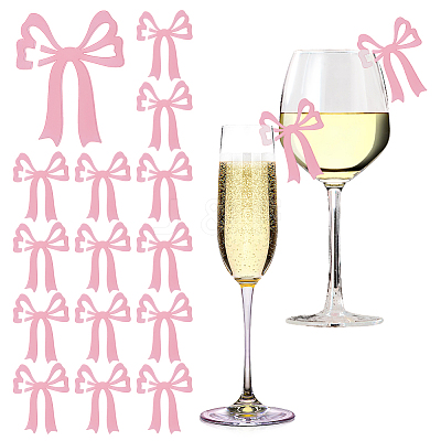50Pcs Acrylic Wine Glass Charms OACR-OC0001-26A-1