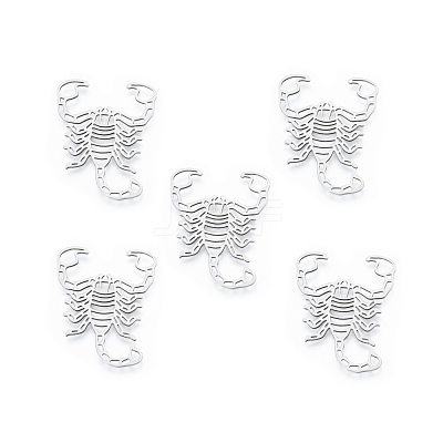 201 Stainless Steel Filigree Joiners STAS-N090-LA924-1-1