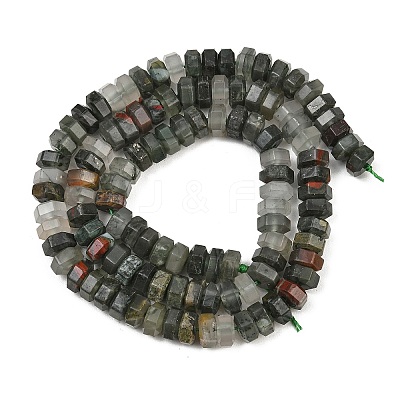 Natural African Bloodstone Beads Strands G-G317-A29-3X6MM-1