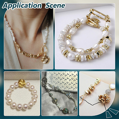 24Pcs 6 Styles Rack Plating Brass Spacer Beads KK-PH0006-67-1
