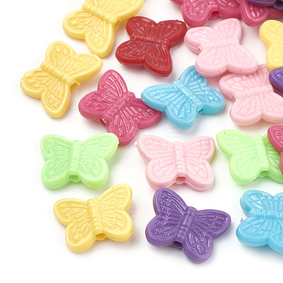 Opaque Acrylic Beads MACR-S296-17-1