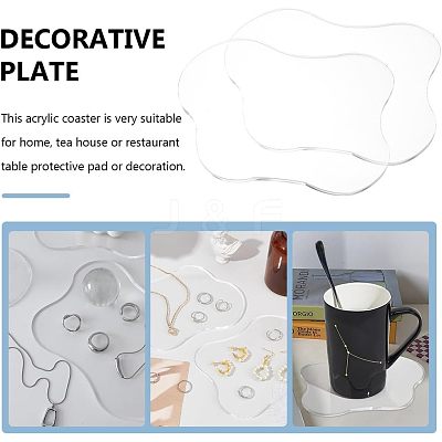 Acrylic Cup Mats AJEW-WH0261-94-1