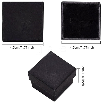 Kraft Paper Cardboard Jewelry Boxes CBOX-BC0001-13A-1