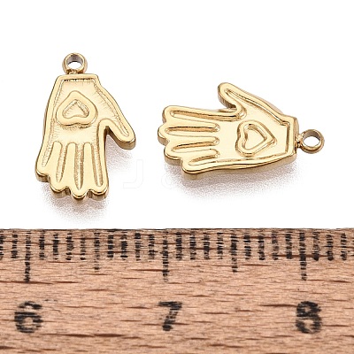 304 Stainless Steel Charms STAS-N125-25B-G-1