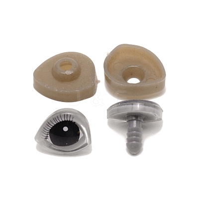 3D Plastic Doll Eyes and Eyes Washers Sets DIY-WH0264-11C-1