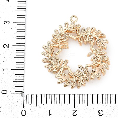 Brass Pendants KK-Q026-17G-1
