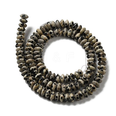 Natural Dalmatian Jasper Beads Strands G-Z030-A02-01-1