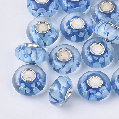 Handmade Lampwork European Beads X-LAMP-S193-004I-1