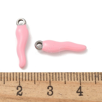 304 Stainless Steel Pendants STAS-I148-02P-03-1