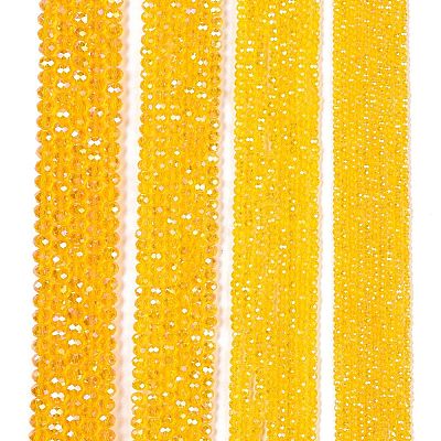 Electroplate Glass Beads Strands EGLA-A044-T2mm-B05-1