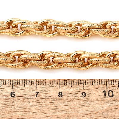 Hammered 304 Stainless Steel Rope Chains SA-CBAE0F2-20G-1