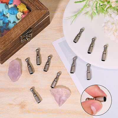 12Pcs Alloy Cord Ends FIND-CA0009-70B-1