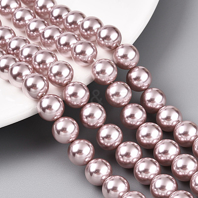 Glass Pearl Beads Strands HY-G002-01E-05-1