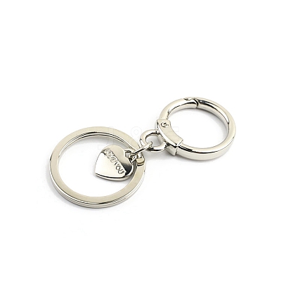 Alloy Keychain Clasps PW-WGD7230-02-1