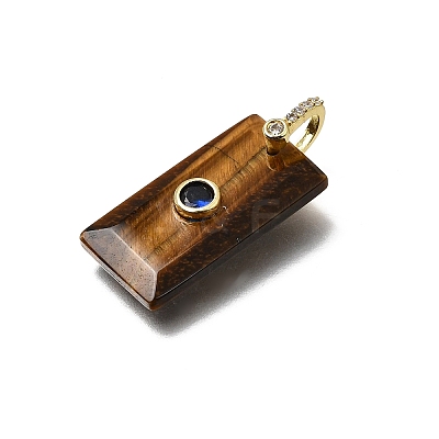Natural Tiger Eye Pendants GG-CBA7610-05G-06-1