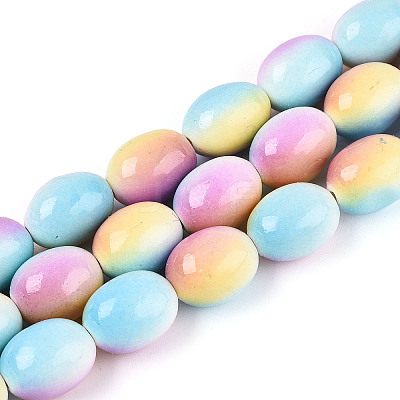 Spray Painted Synthetic Turquoise Beads Strands TURQ-T004-15C-1