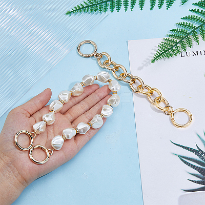 Plastic Pearl Alloy Phone Hand Strap Chains FIND-WH0260-55LG-1