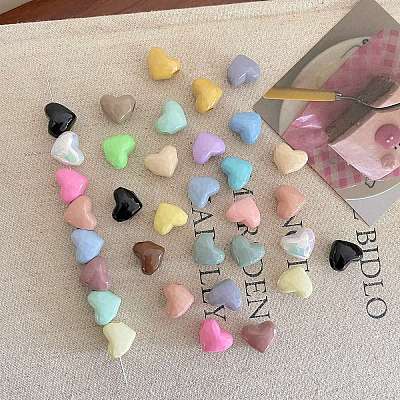 Opaque Acrylic European Beads X-OACR-I015-59-1