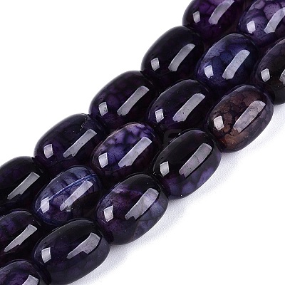 Natural Agate Beads Strands G-Q606-97B-07-1