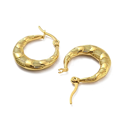 PVD Vacuum Plating 304 Stainless Steel Hoop Earrings for Women EJEW-Q772-02G-1