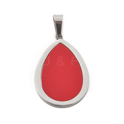 304 Stainless Steel Pendants STAS-F313-11P-1