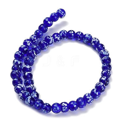 Handmade Lampwork Beads Strands LAMP-H071-01B-1