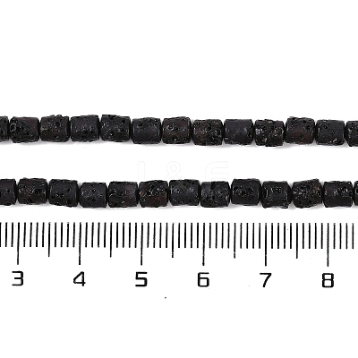 Natural Lava Rock Beads Strands G-A234-E02-03-1