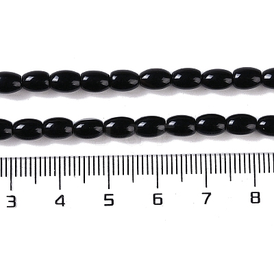Natural Black Onyx(Dyed & Heated) Beads Strands G-NH0011-I05-01-1