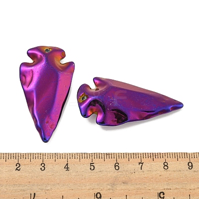 Electroplated Synthetic Non-Magnetic Hematite Pendants G-C136-03C-1