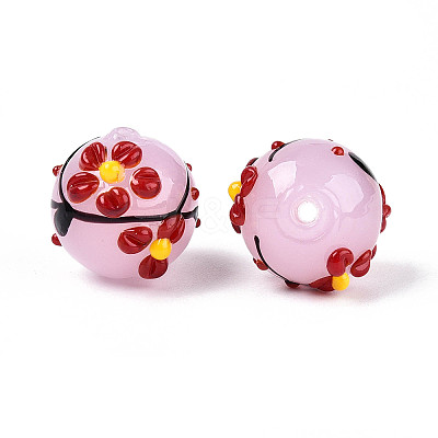 Handmade Lampwork Enamel Beads X1-LAMP-T023-23H-1