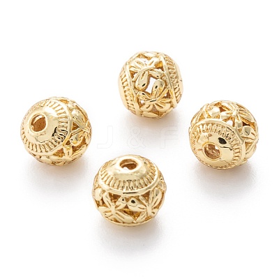 Alloy Hollow Beads PALLOY-P238-15G-RS-1