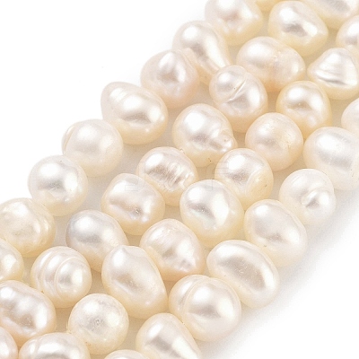 Natural Cultured Freshwater Pearl Beads Strands PEAR-C003-12B-1