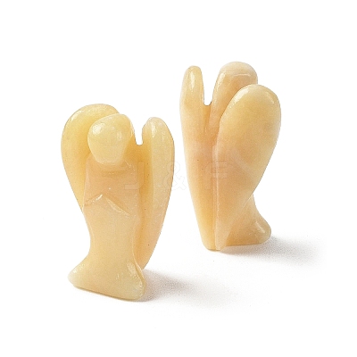 Natural Yellow Jade Carved Angle Figurines GG-CBA9C2C-A11-1