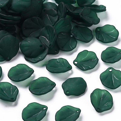 Transparent Frosted Acrylic Pendants MACR-S371-02A-735-1