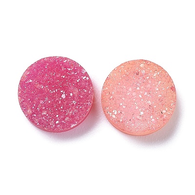Natural Druzy Agate Cabochons X-G-L553-43A-1