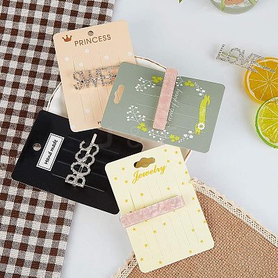 Hair Clip Display Cards CDIS-NB0001-05-1