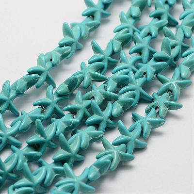 Synthetic Howlite Bead Strand G-P228-16-1