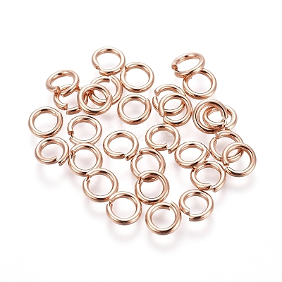 304 Stainless Steel Open Jump Rings STAS-E484-72F-RG-1