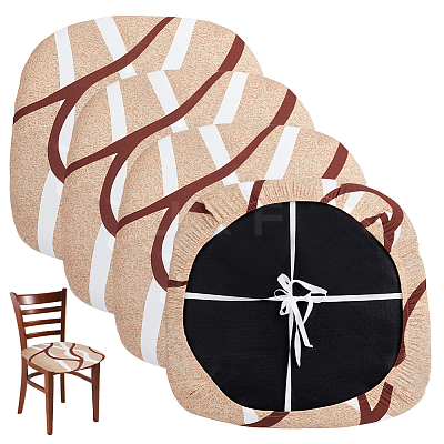 Polyester Chair Cushion Cover AJEW-WH0709-132-1
