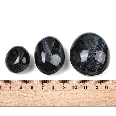 Natural Black Banded Agate Striped Agate Beads GG-CBAD0F6-B08-01-1