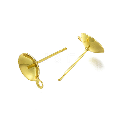 304 Stainless Steel Stud Earring Findings STAS-P370-02E-G-1