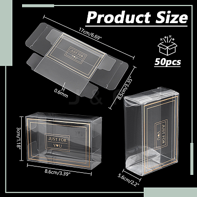 PVC Candy Boxes CON-WH0098-14-1