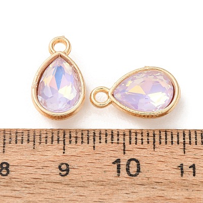 Alloy Glass Pendants GL-CBA7A25-01C-1