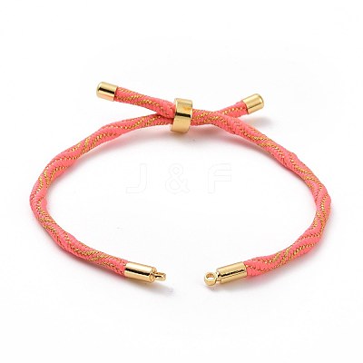 Nylon Cord Silder Bracelets MAK-C003-03G-05-1