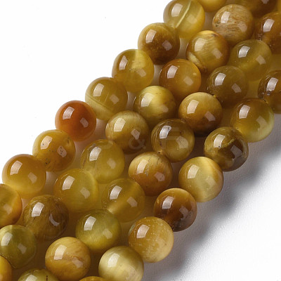 Natural Tiger Eye Beads Strands G-S300-6mm-107H-01-1