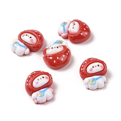 Opaque Resin Cabochons RESI-I037-06A-1